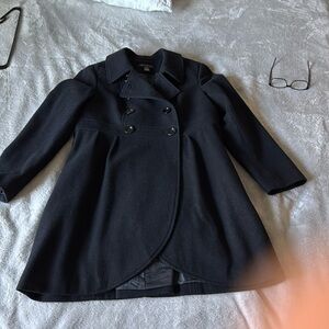 Black pea coat